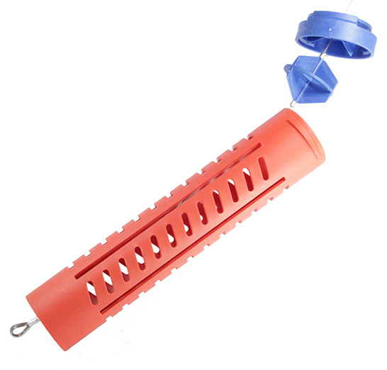 Fish Feeding Pump Internal workings