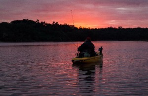 Albany kayak fishing